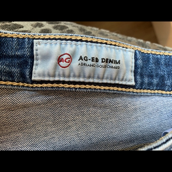 AG The Legging Raw Hem Ankle Skinny Jeans 12 Yrs - Picture 7 of 16